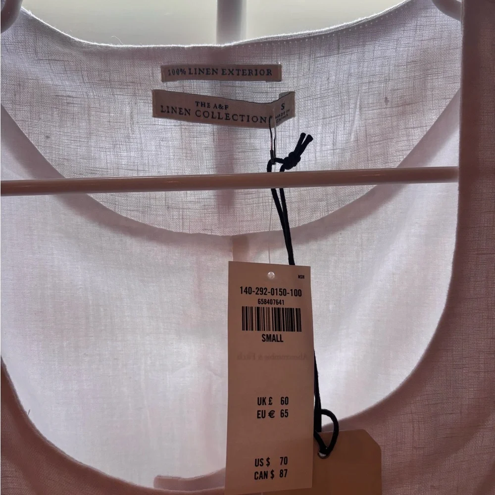 Abercrombie & Fitch White Linen Top - Picture 5 of 5